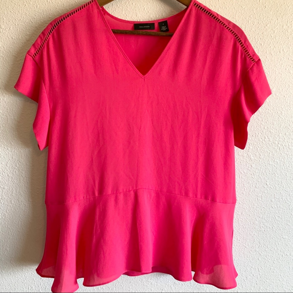Halogen Women’s top bright pink size Small